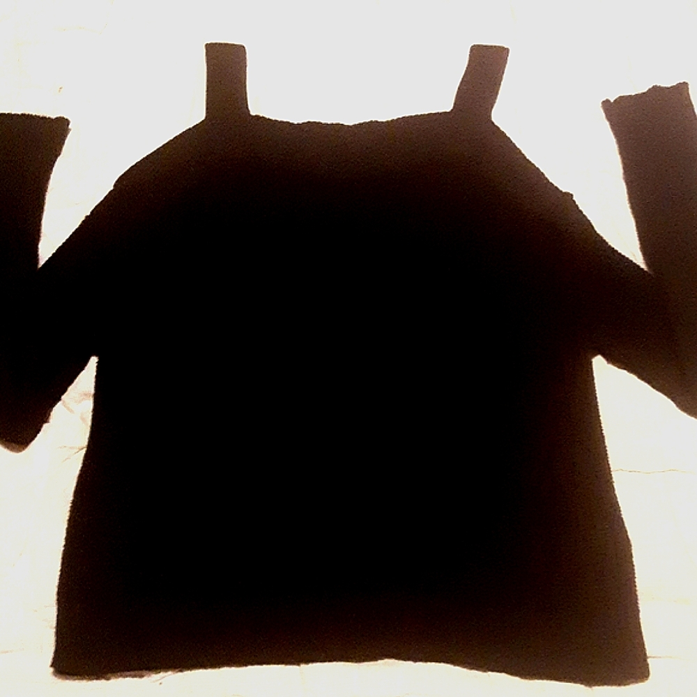 Express brand shoulderless sweater NWOT